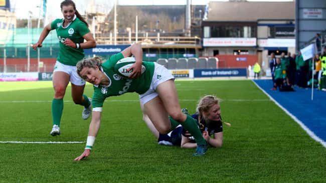 Irish Womens Rugby in Donnybrook